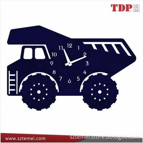 car shape acrylic clock wall-mounted